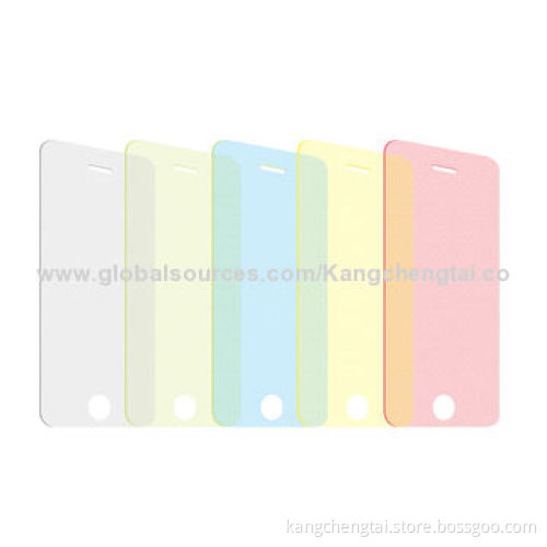 Diamond Glinting Tempered-glass Screen Protector for iPhone5/5S, Additional Glitter on Screen/0.33mm